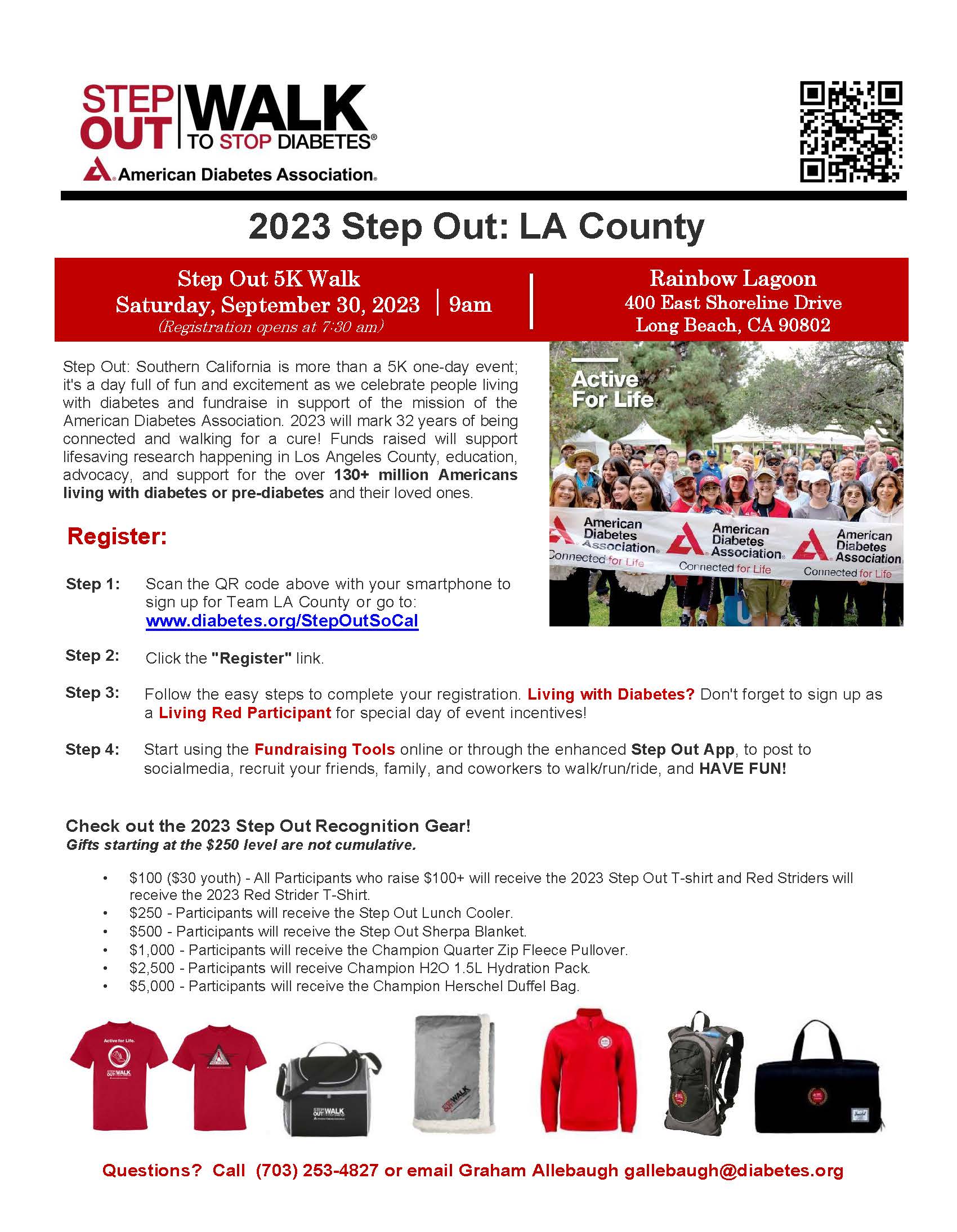 2023 ADA Step Out Walk Flyer